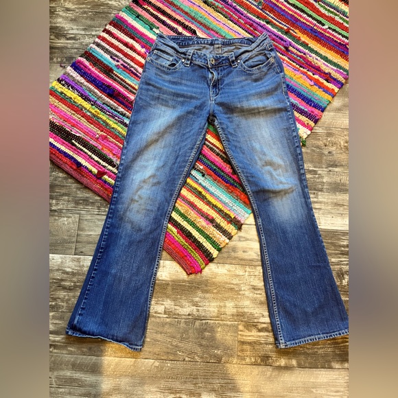 Cheryl Crow Bootheel Trading Company Fontana low rise bootcut blue jeans • 30 - Picture 1 of 16